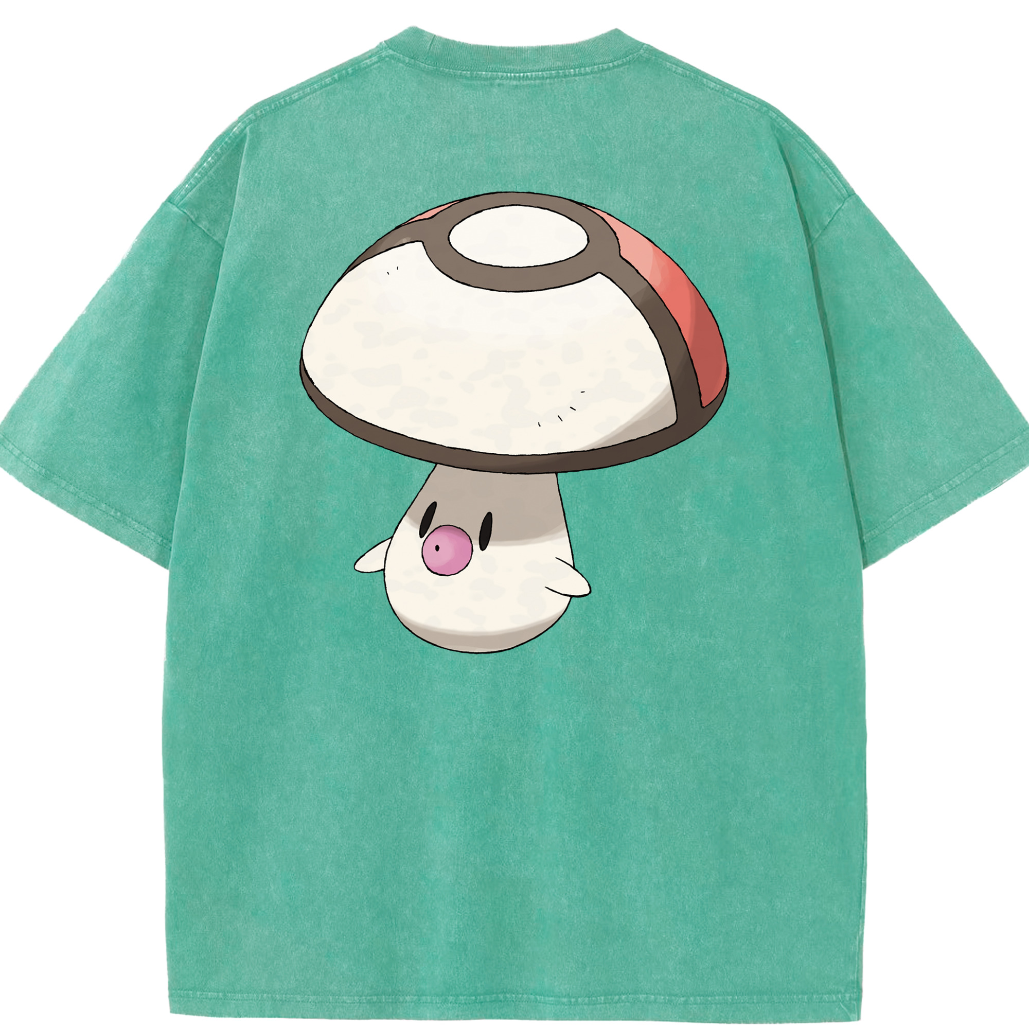 （画像用） ポケットモンスター Pokémon 綿100% ヴィンテージ風 半袖Tシャツ（背面プリント）